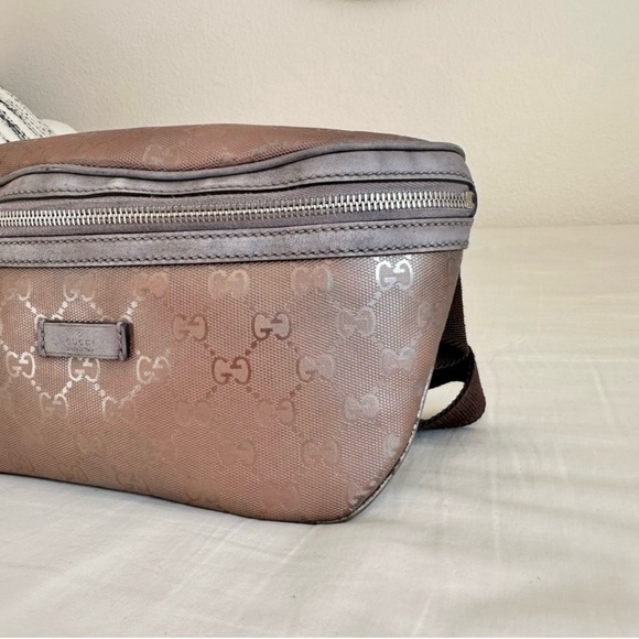 GUCCI GUCCISIMA IMPRIME MONOGRAM CANVAS BELT BAG FANNY PACK BUMBAG WAIST BAG - Picture 12 of 12